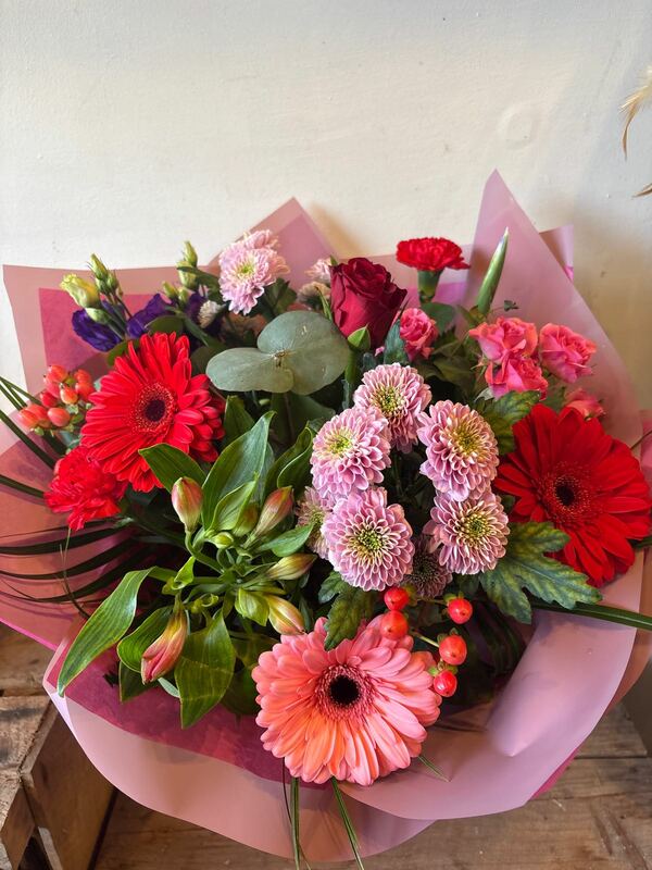 Flowers delivered to customer