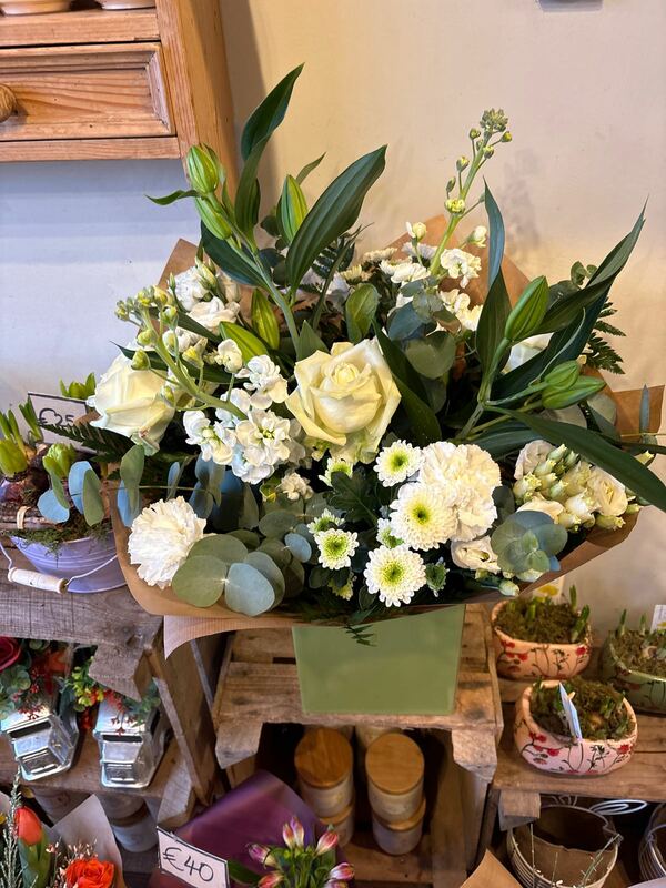 Flowers delivered to customer