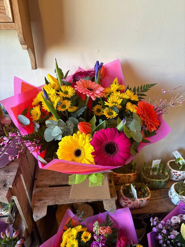 Flowers delivered to customer