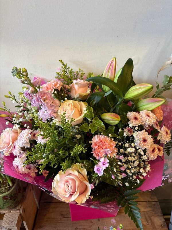 Flowers delivered to customer