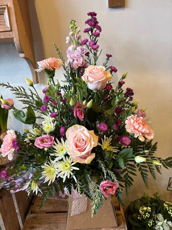 Flowers delivered to customer