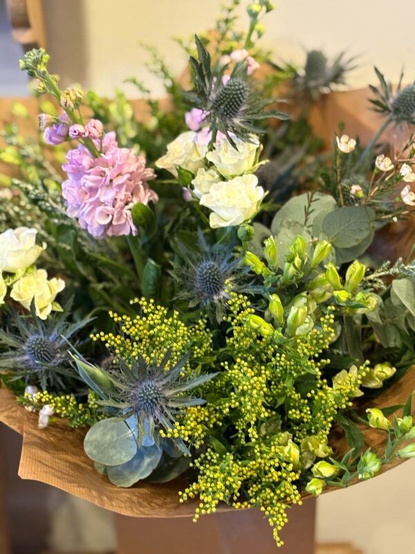 Flowers delivered to customer