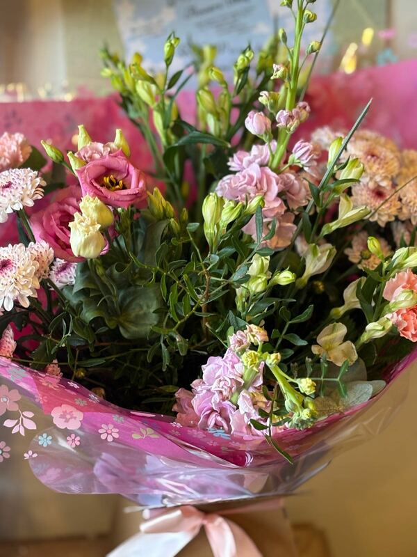 Flowers delivered to customer