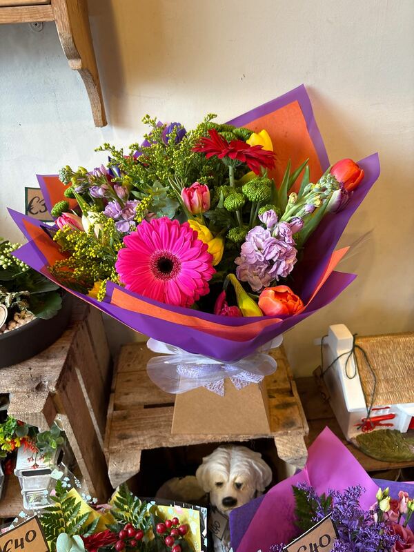 Flowers delivered to customer