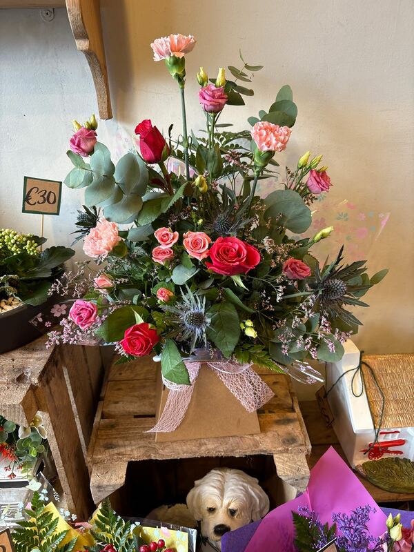 Flowers delivered to customer