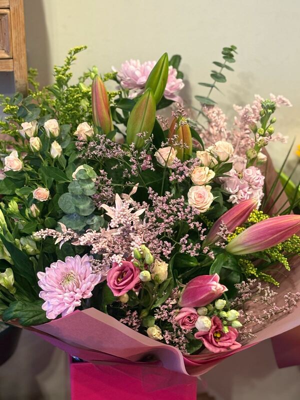 Flowers delivered to customer