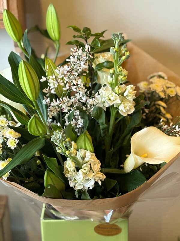 Flowers delivered to customer