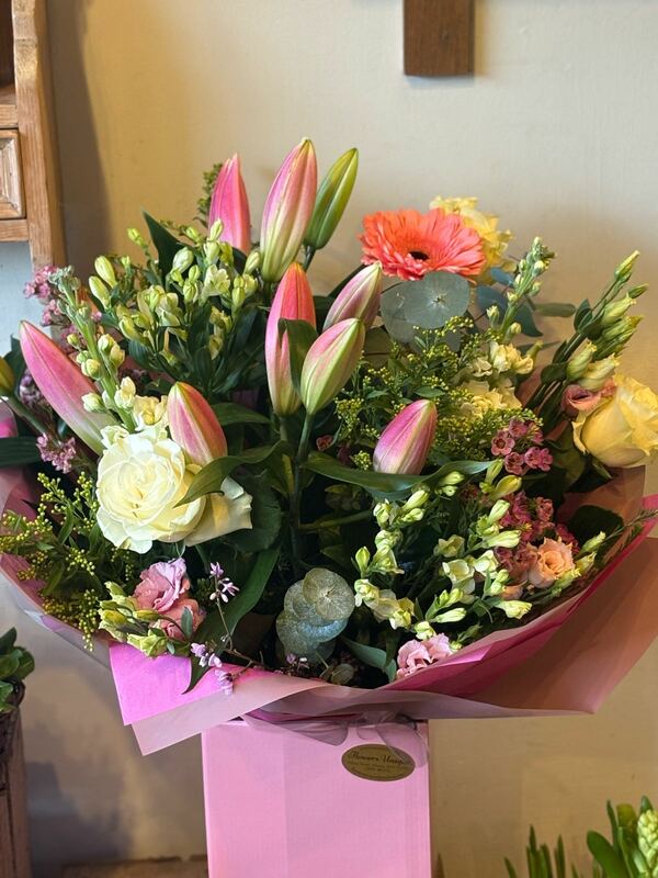 Flowers delivered to customer