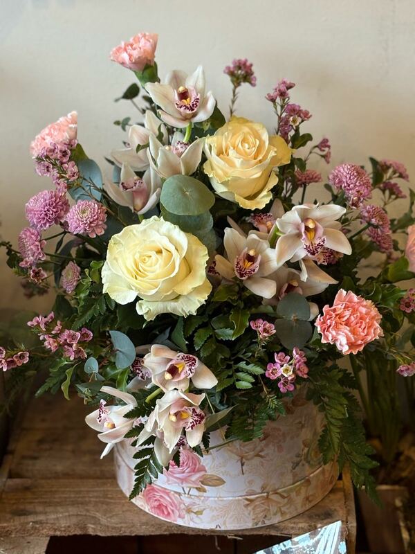 Flowers delivered to customer