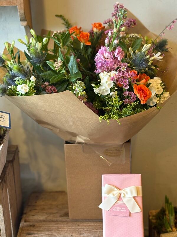 Flowers delivered to customer