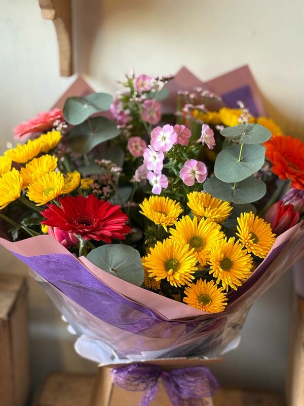 Flowers delivered to customer