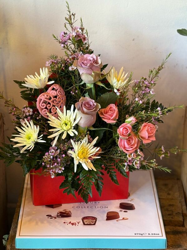 Flowers delivered to customer