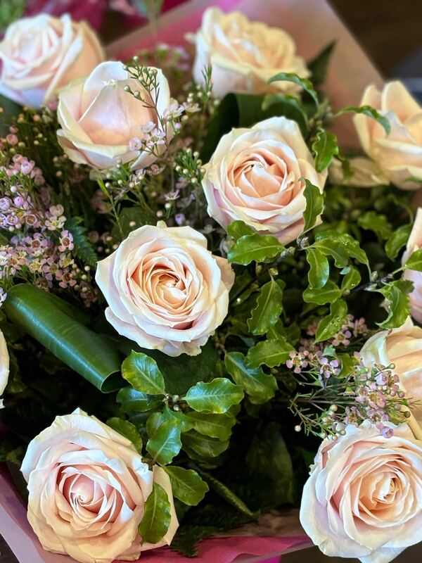 Flowers delivered to customer