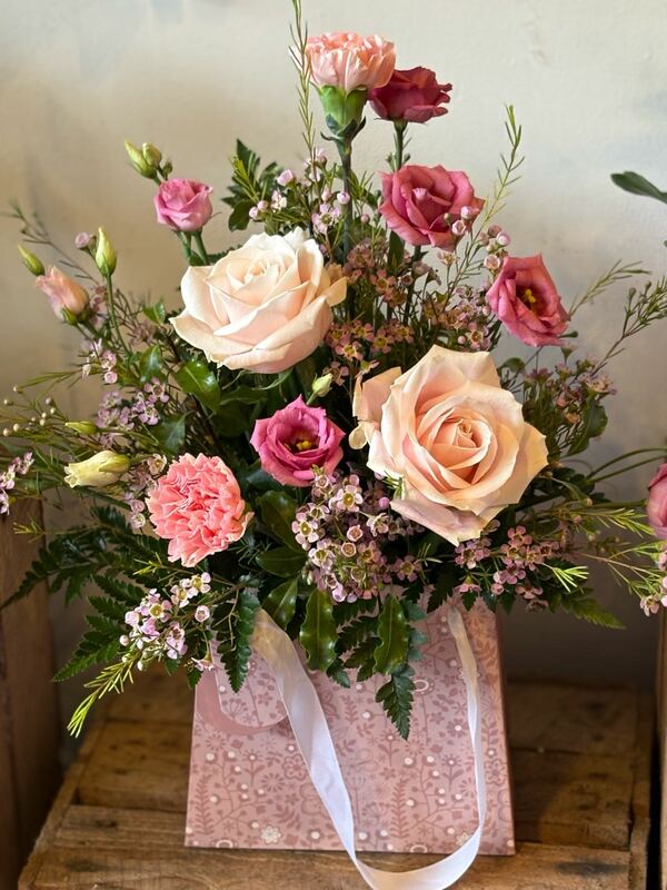 Flowers delivered to customer