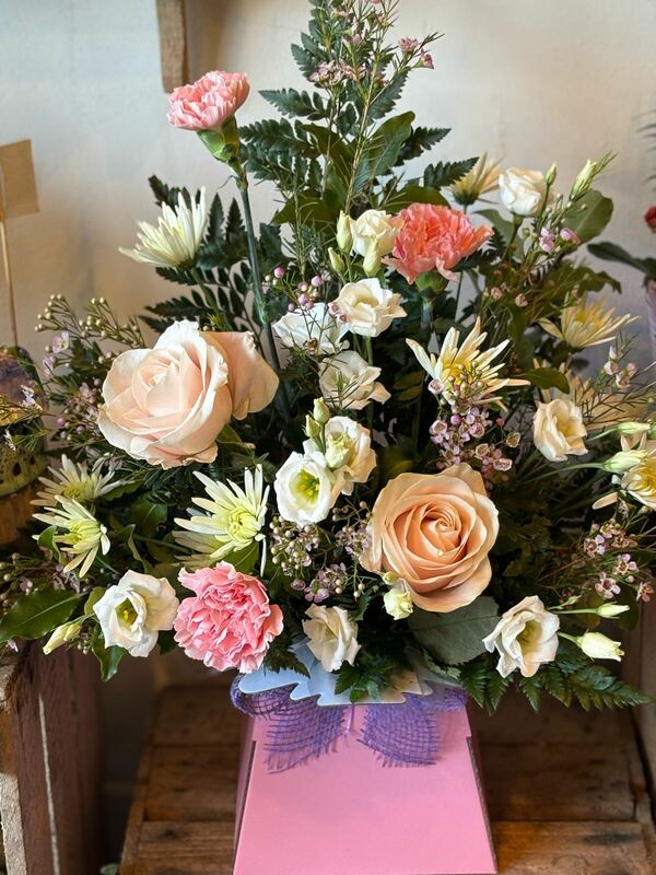 Flowers delivered to customer