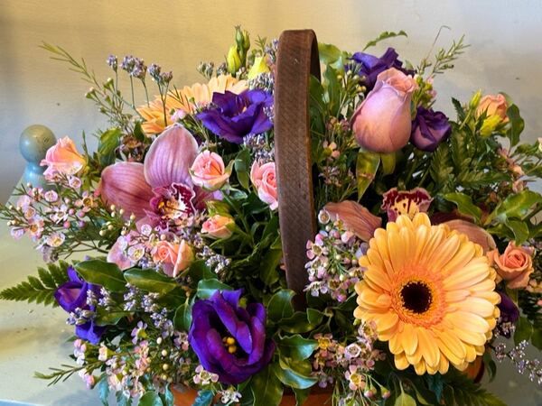 Flowers delivered to customer