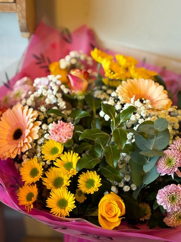 Flowers delivered to customer