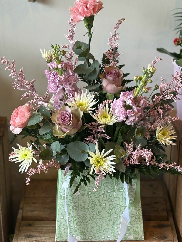 Flowers delivered to customer