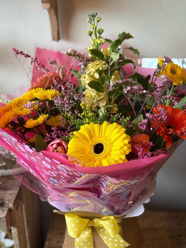 Flowers delivered to customer