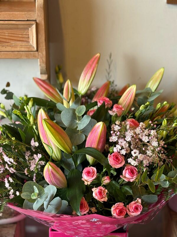 Flowers delivered to customer