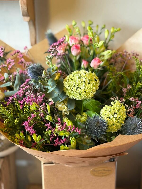 Flowers delivered to customer