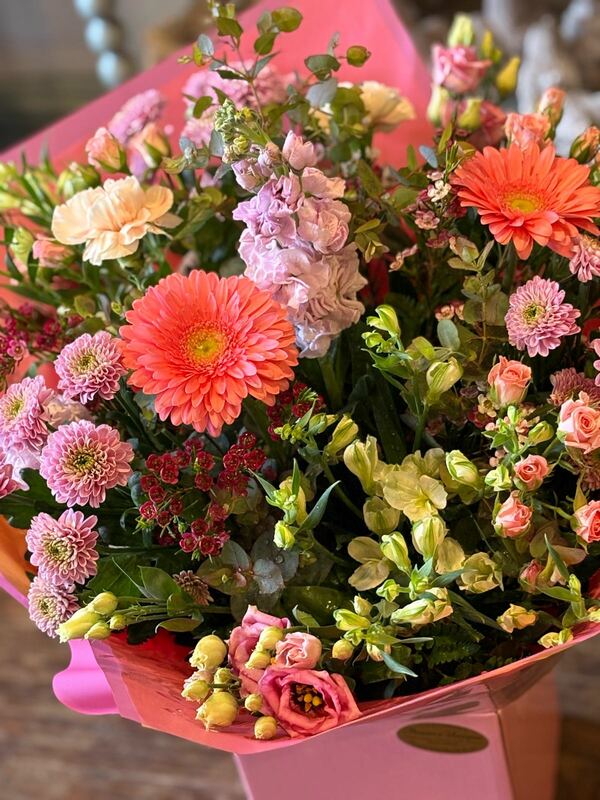 Flowers delivered to customer