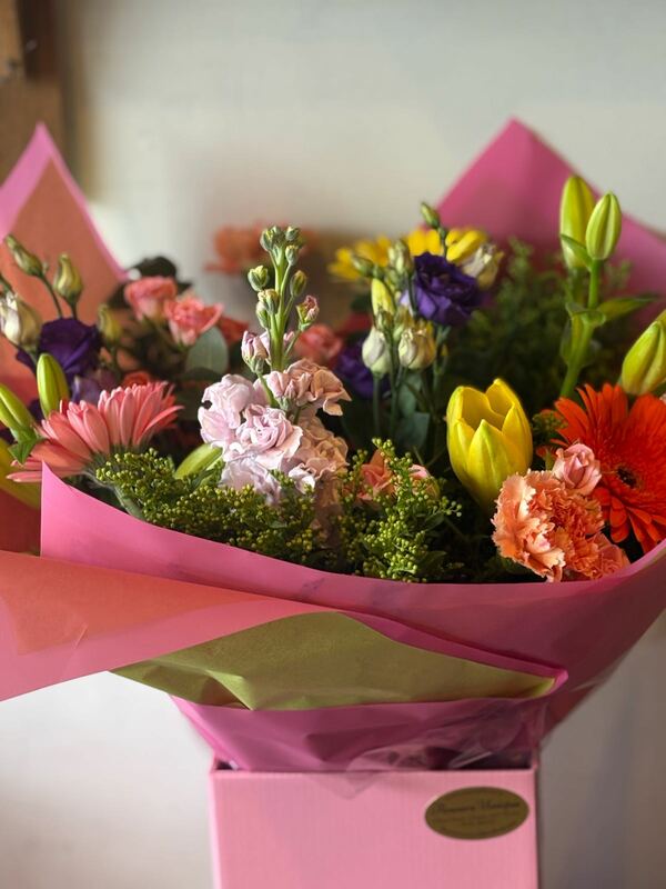 Flowers delivered to customer