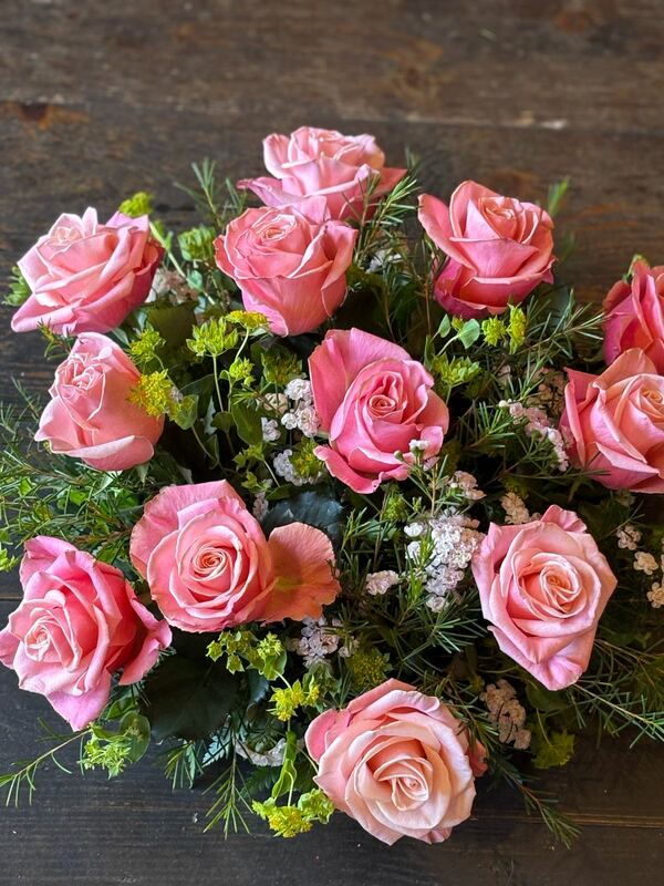 Flowers delivered to customer