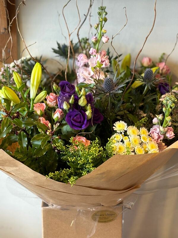 Flowers delivered to customer