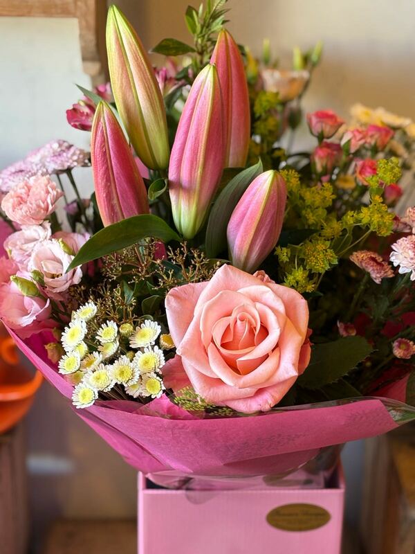 Flowers delivered to customer