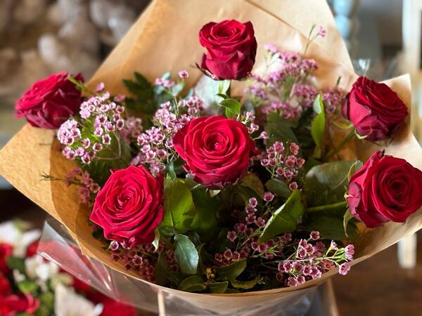 Flowers delivered to customer