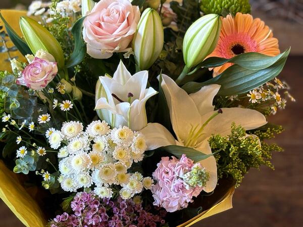 Flowers delivered to customer