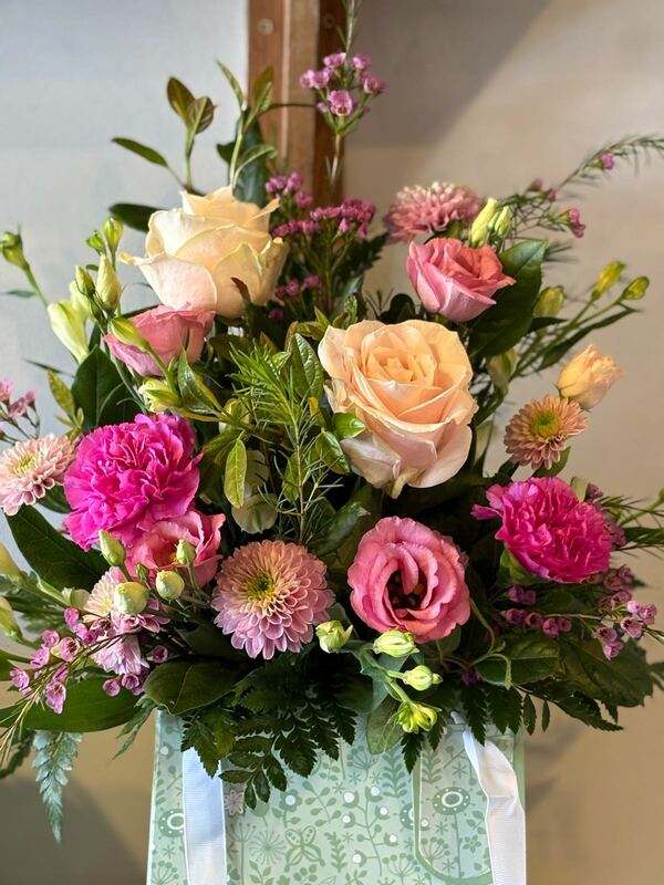 Flowers delivered to customer