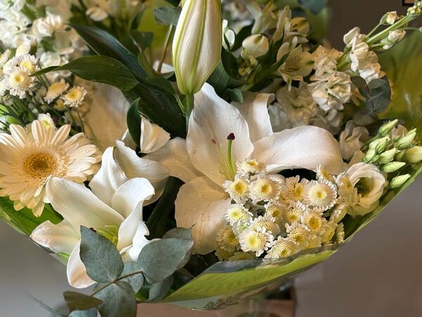 Flowers delivered to customer