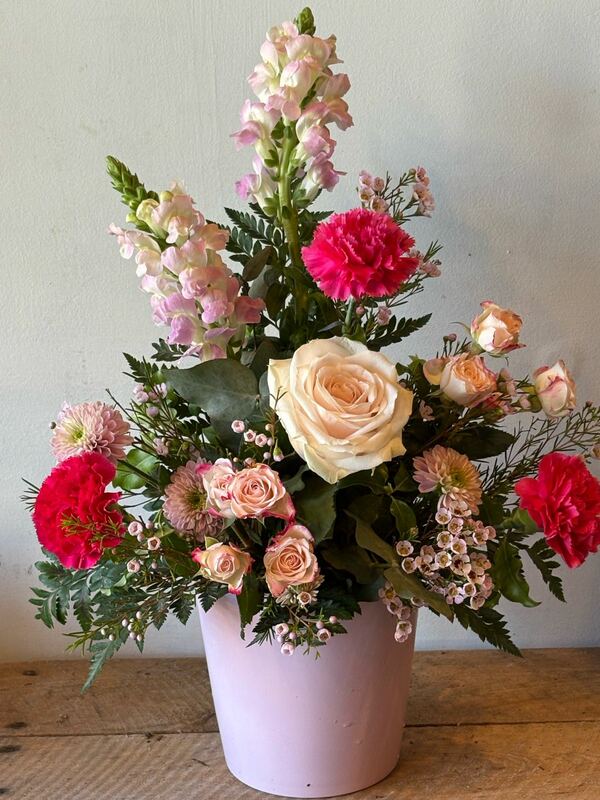 Flowers delivered to customer