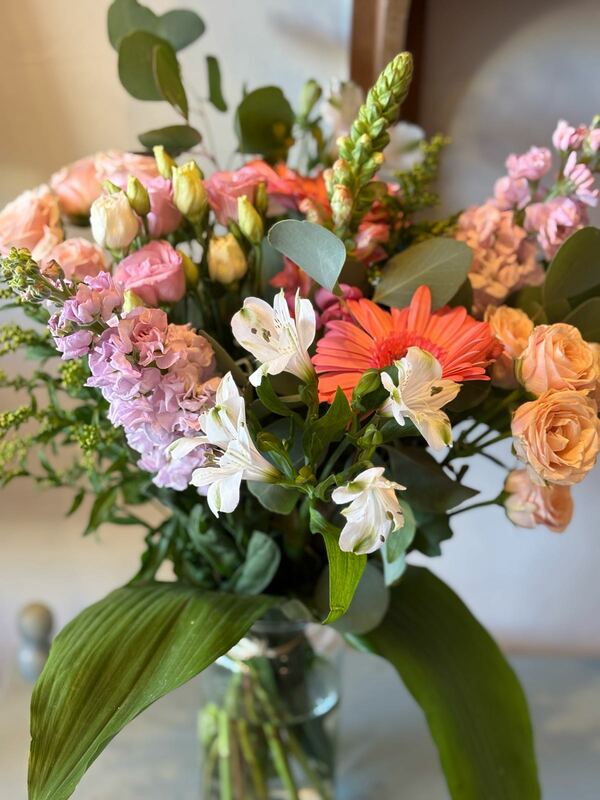 Flowers delivered to customer
