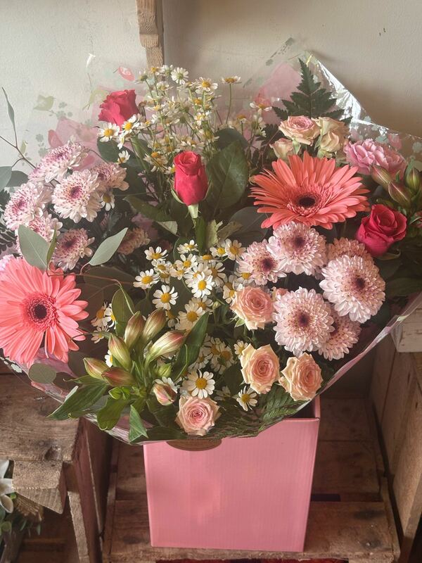 Flowers delivered to customer