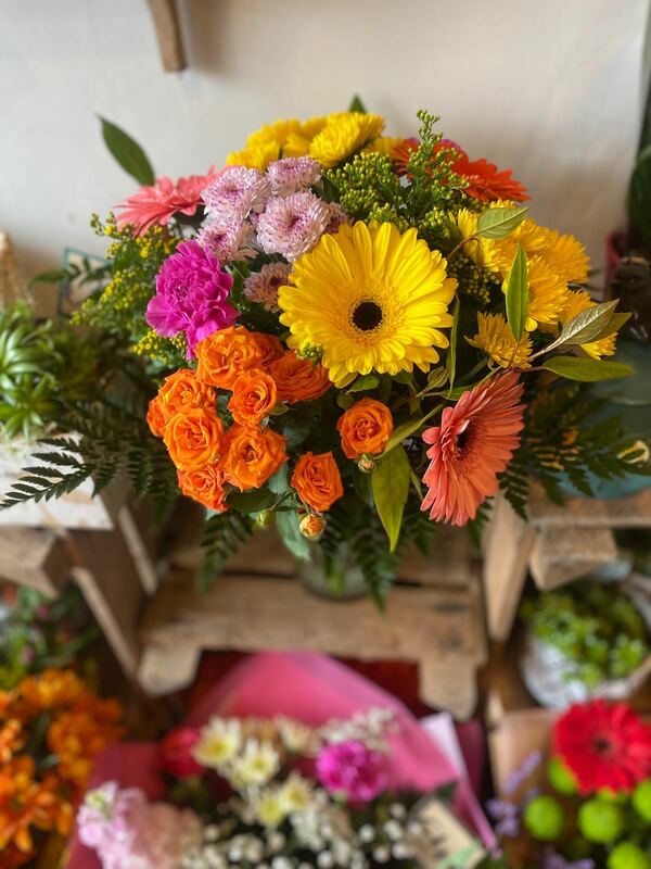 Flowers delivered to customer