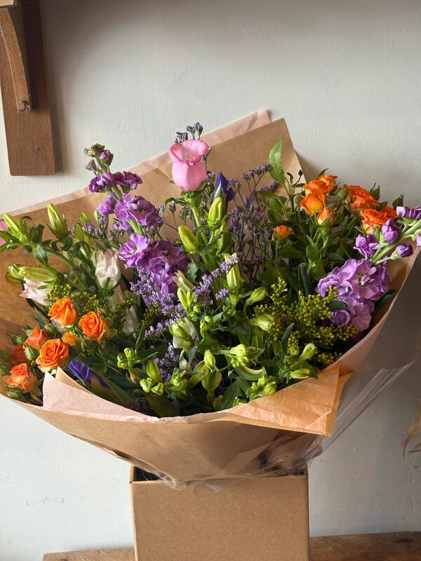 Flowers delivered to customer