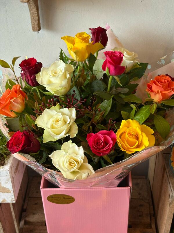 Flowers delivered to customer