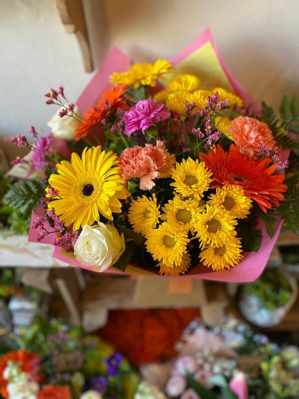 Flowers delivered to customer