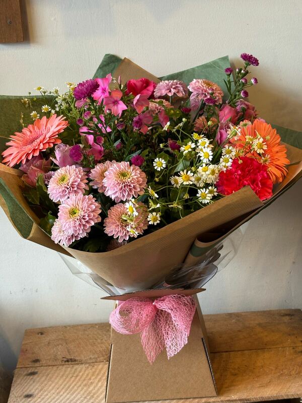 Flowers delivered to customer