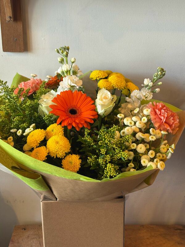 Flowers delivered to customer