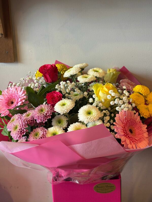 Flowers delivered to customer