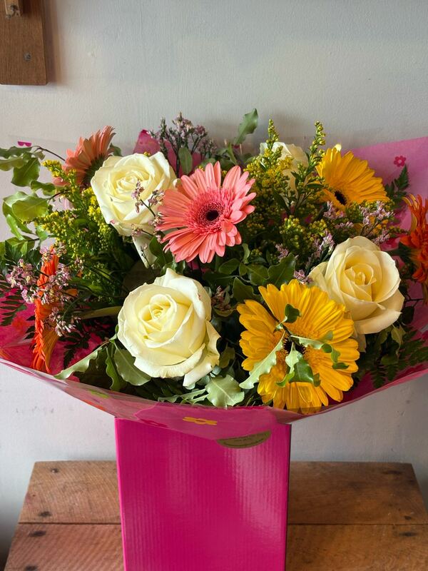 Flowers delivered to customer