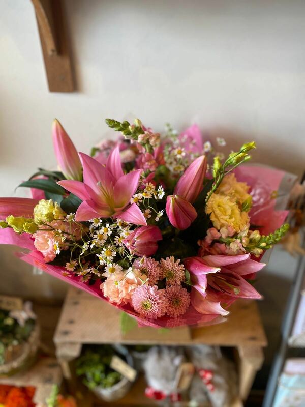 Flowers delivered to customer