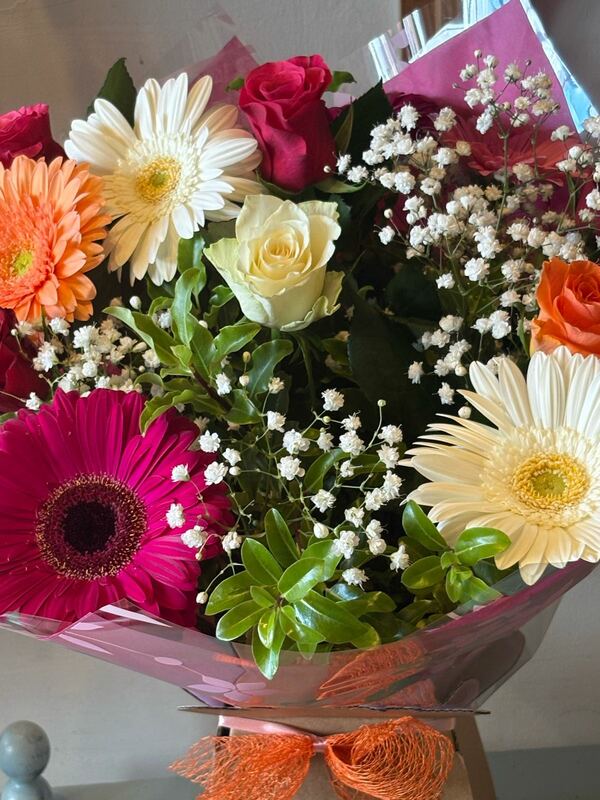 Flowers delivered to customer
