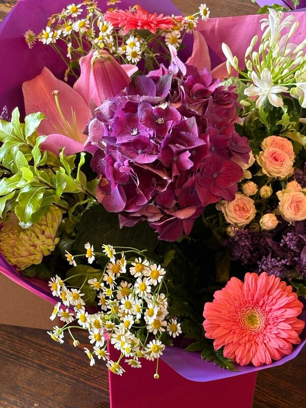 Flowers delivered to customer