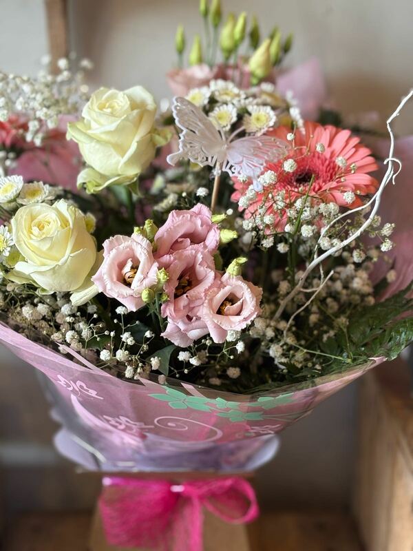 Flowers delivered to customer