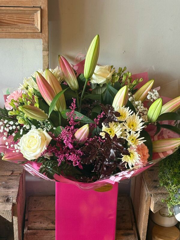 Flowers delivered to customer